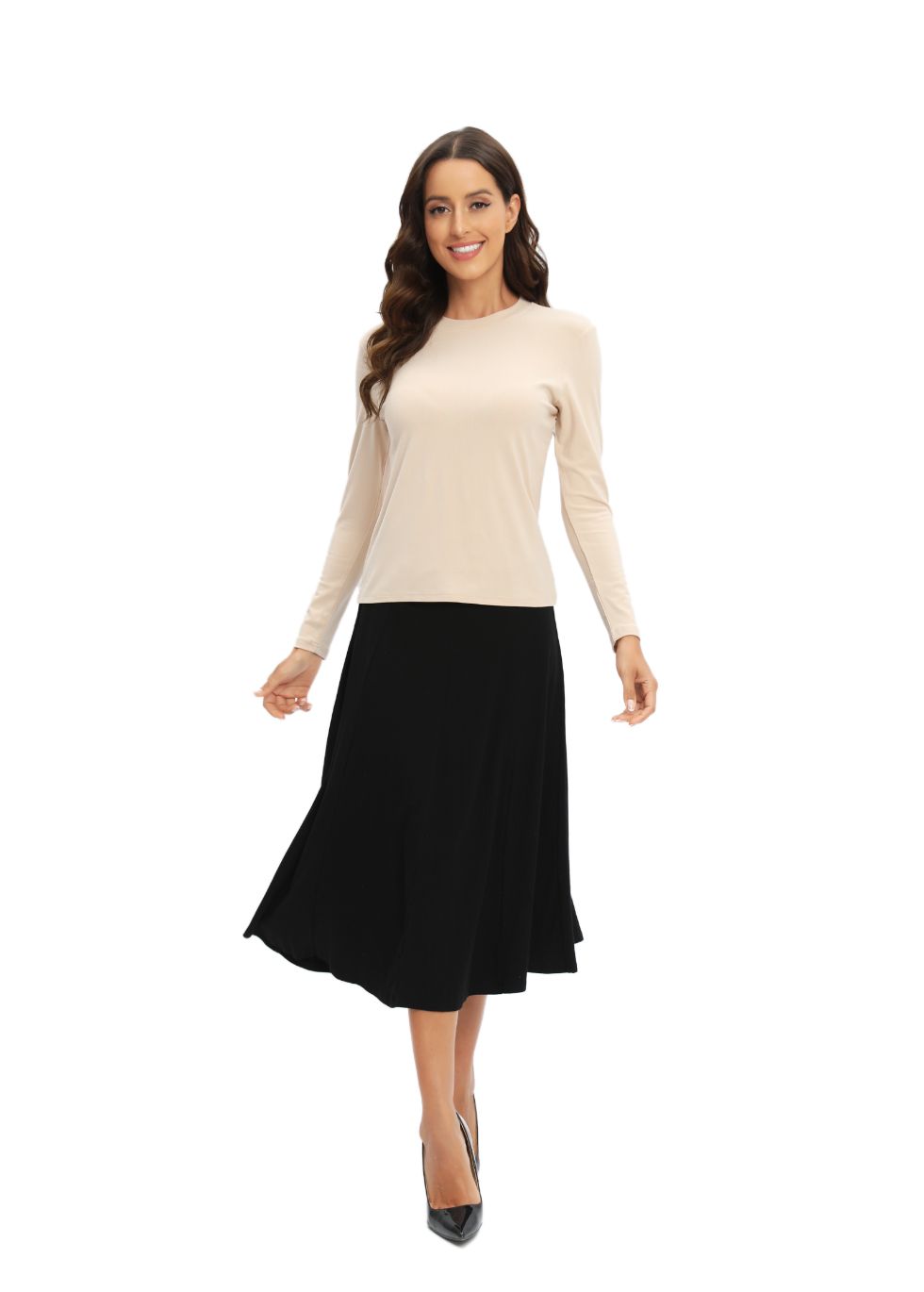 Ribbed Knit Skirt - MissFinchNYC