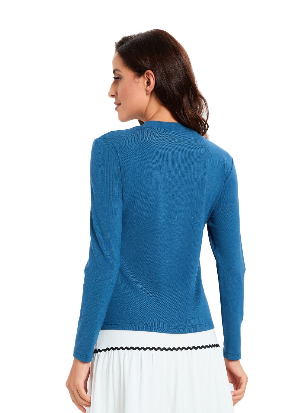 Blue Knit Top - MissFinchNYC