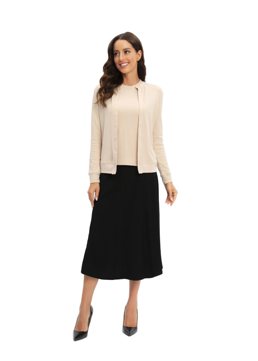 Ribbed Knit Skirt - MissFinchNYC