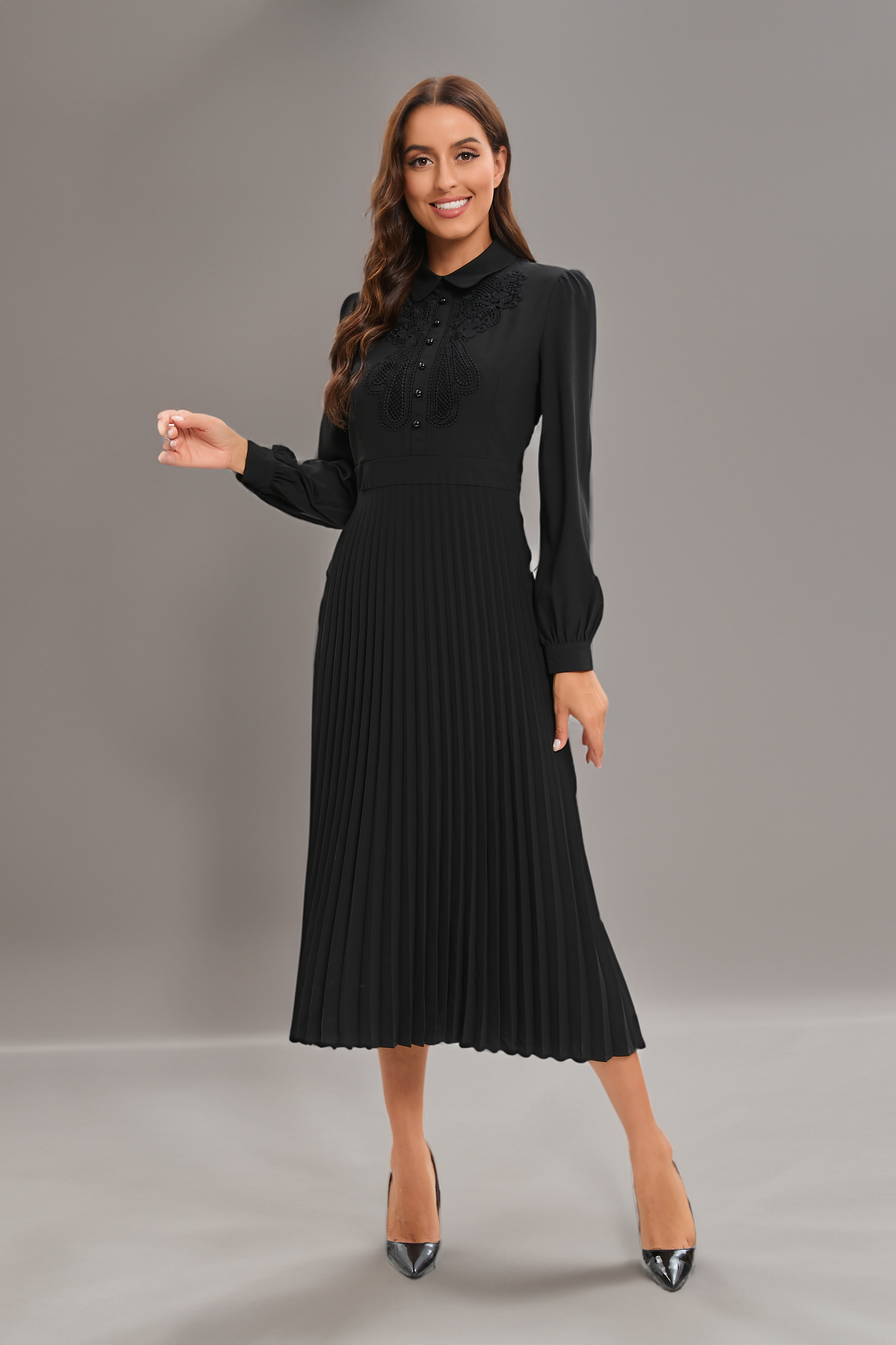 Lace Luminance Midi Dress