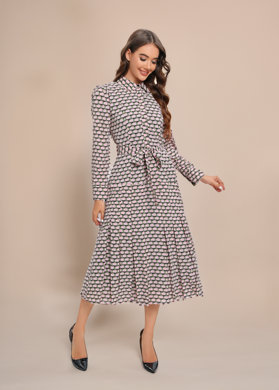 Rose Petal Midi Dress