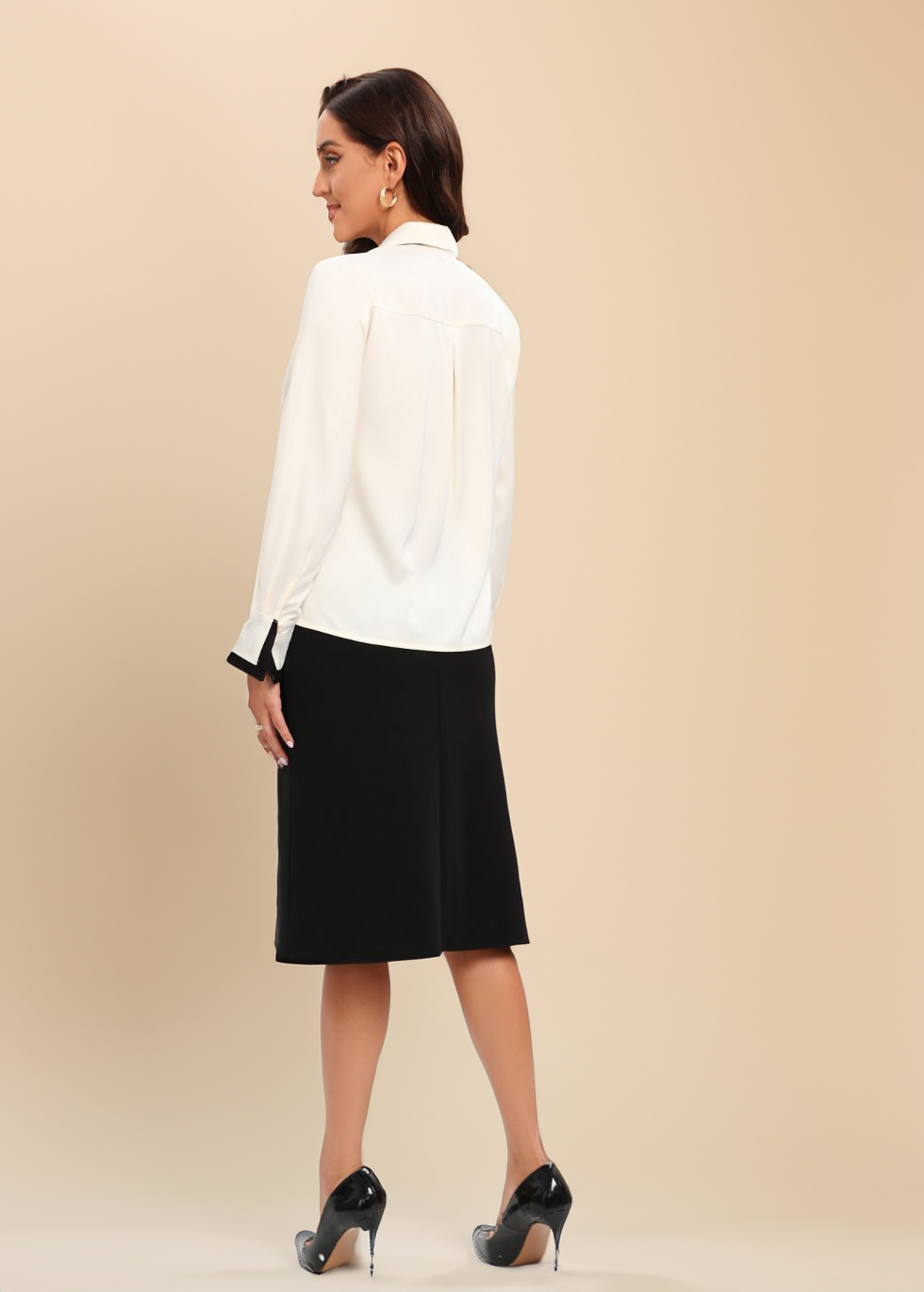 Sandstone Collared Shirt - MissFinchNYC