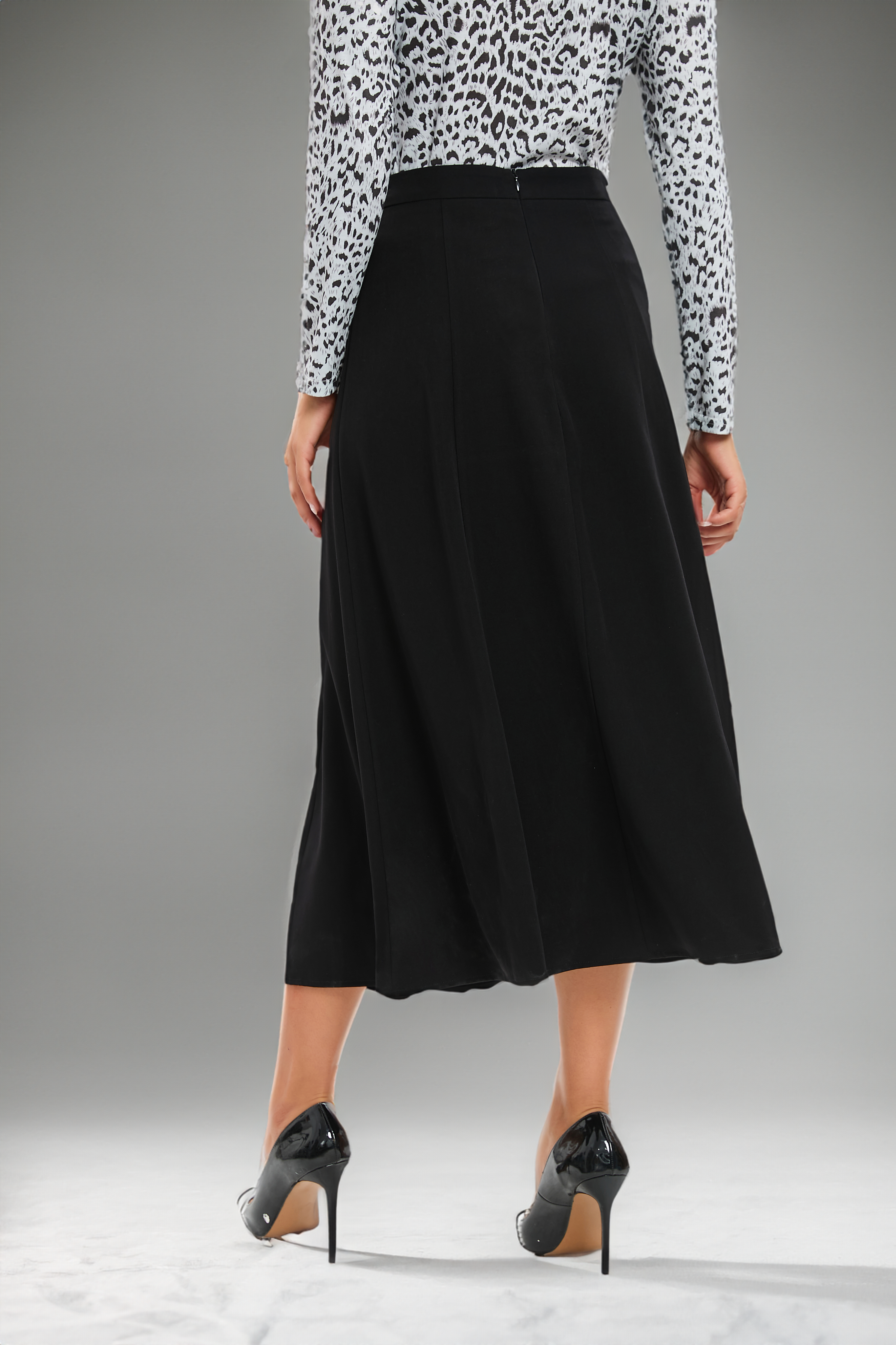 Midnight Midi Skirt - MissFinchNYC