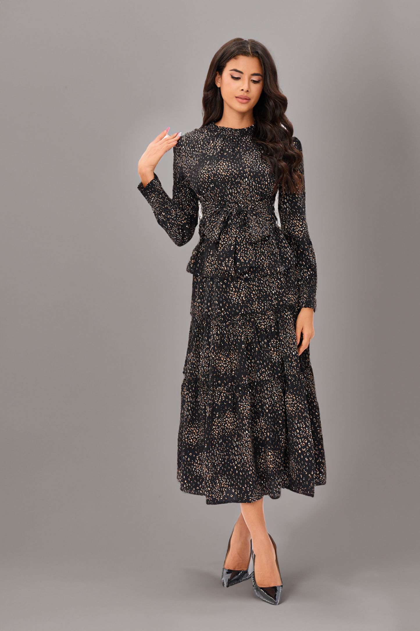 Mocha Elegance Midi Set