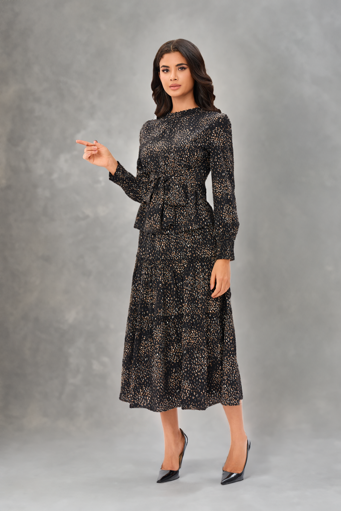 Mocha Elegance Midi Set