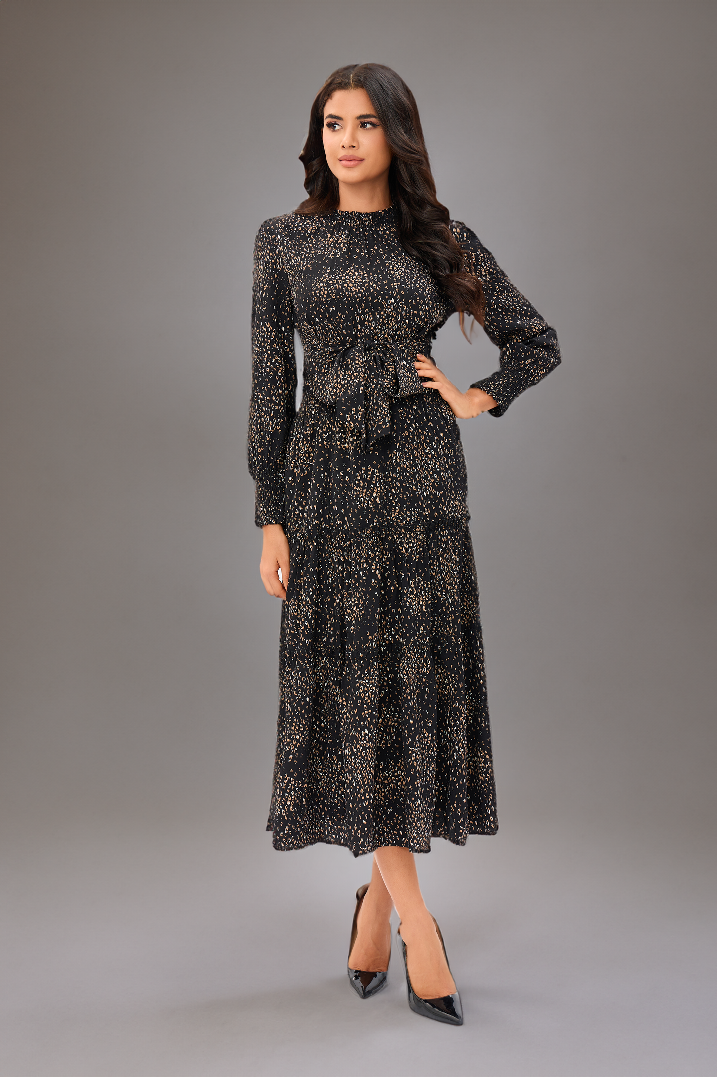 Mocha Elegance Midi Set