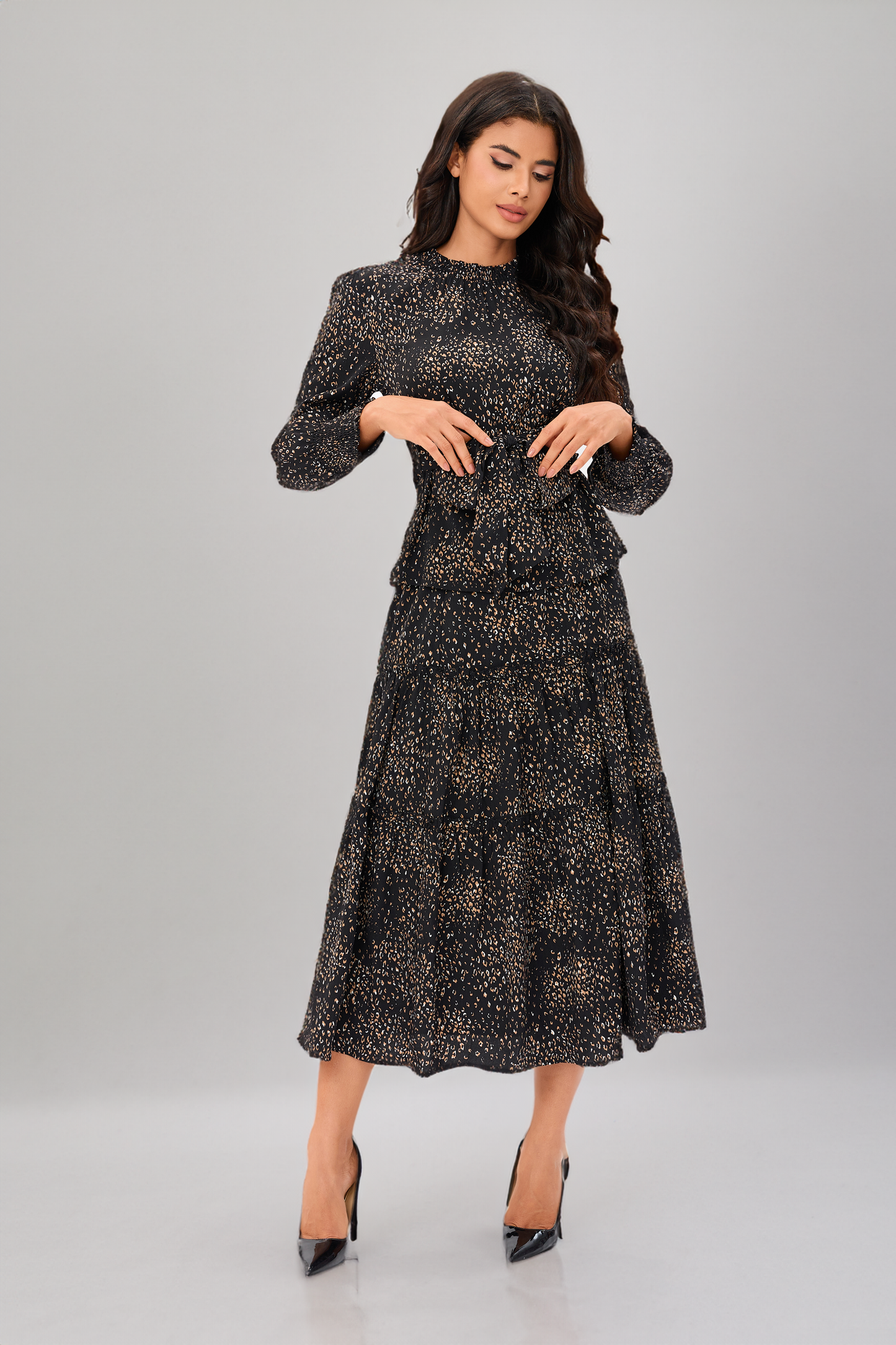 Mocha Elegance Midi Set