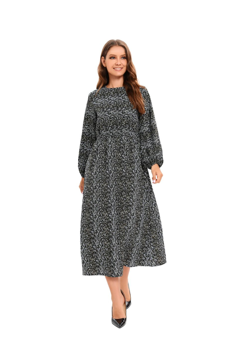 Twilight Grove Midi Dress - MissFinchNYC