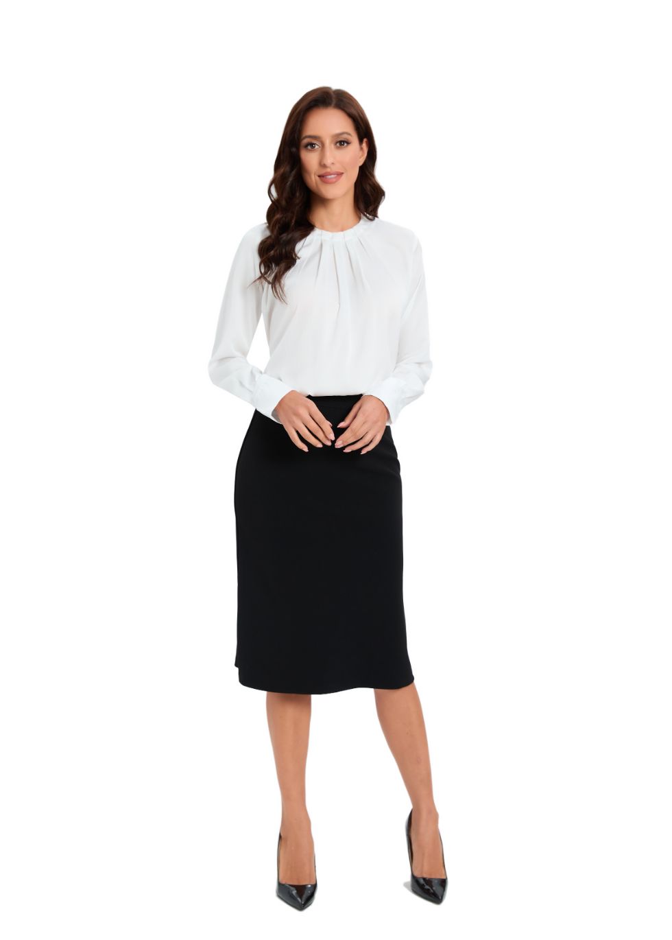 Pristine Elegance White Top - MissFinchNYC