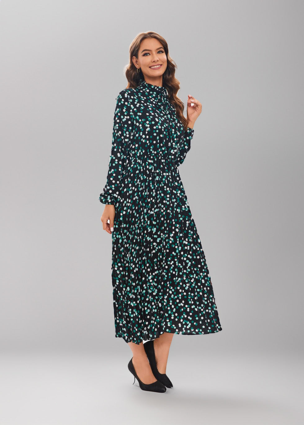 Blue Pop Midi Dress Blue Pop Midi Dress
