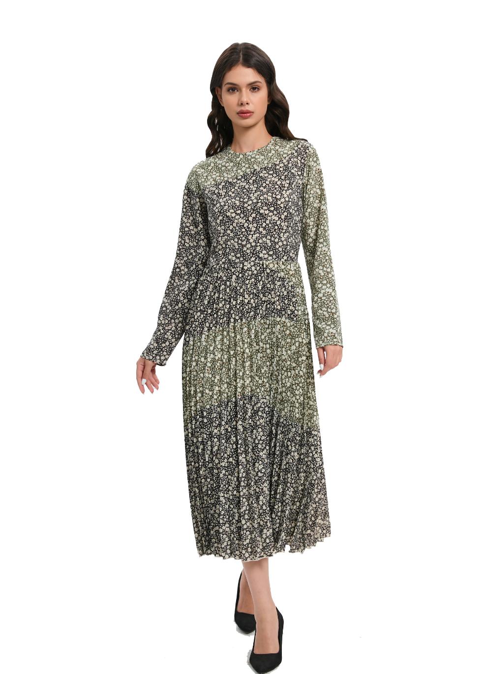 Enchanted Grove Charm Midi Dress S Enchanted Grove Charm Midi Dress S