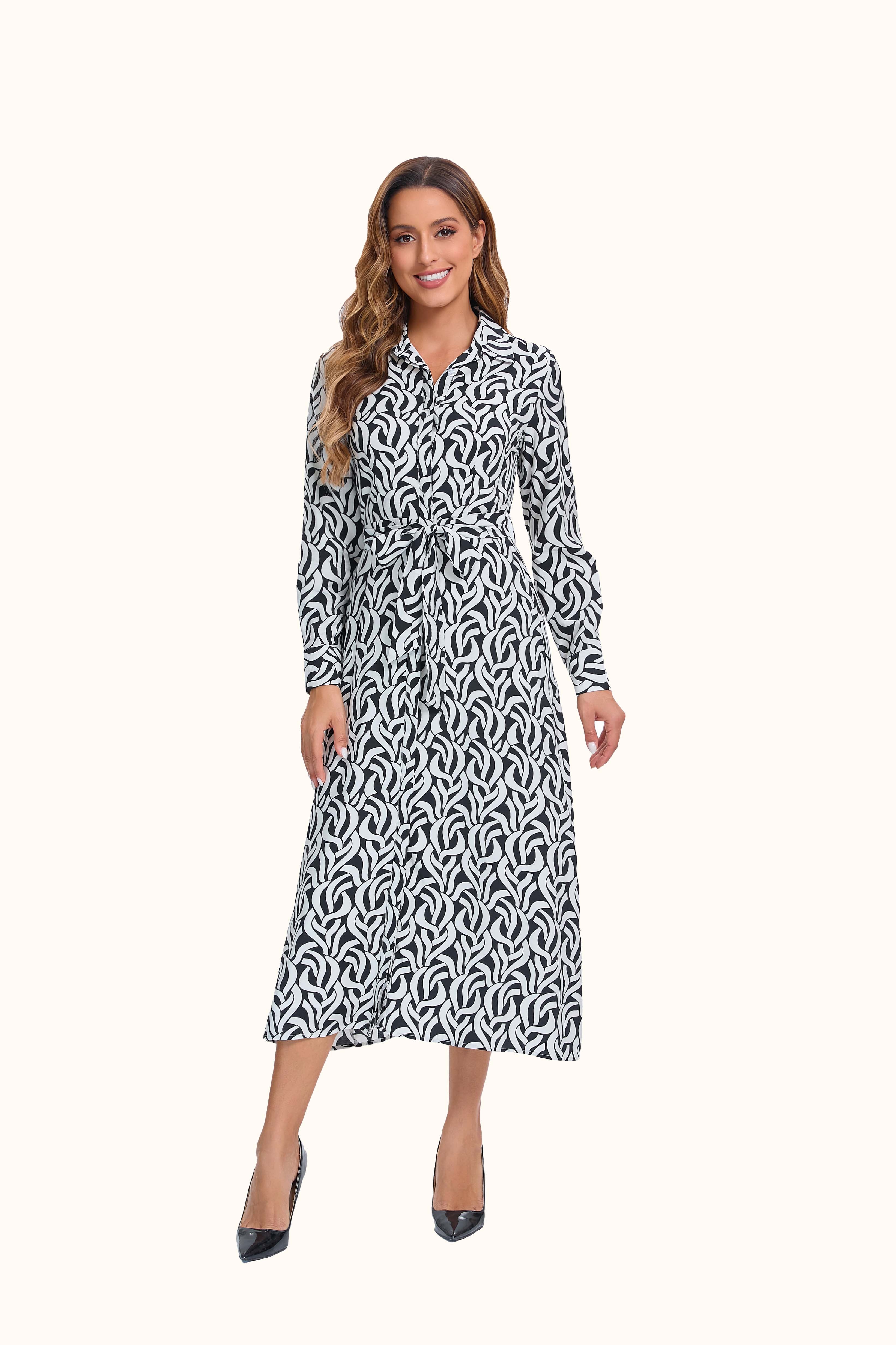 Black and White Mystic Dress - MissFinchNYC