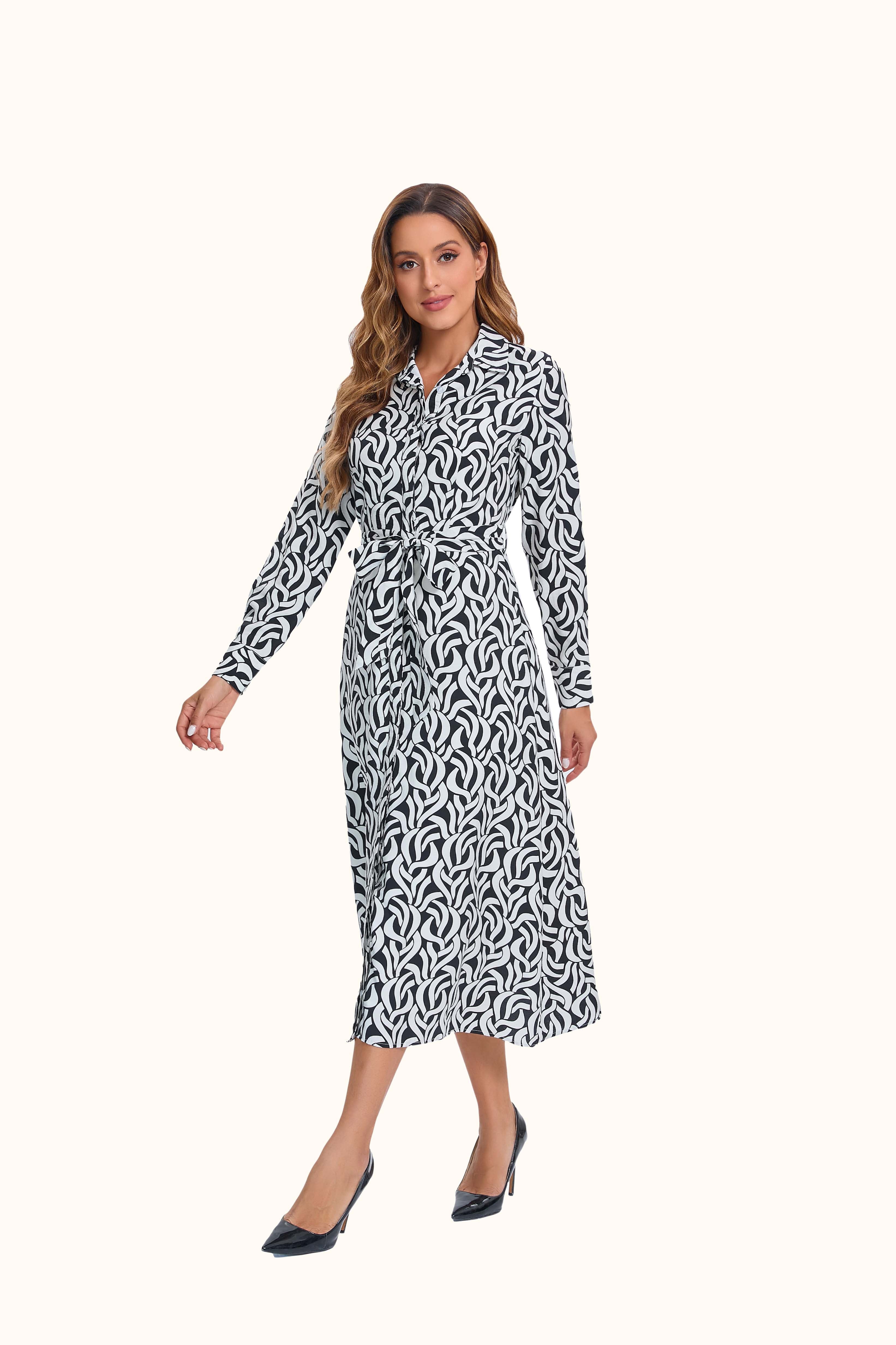 Black and White Mystic Dress - MissFinchNYC