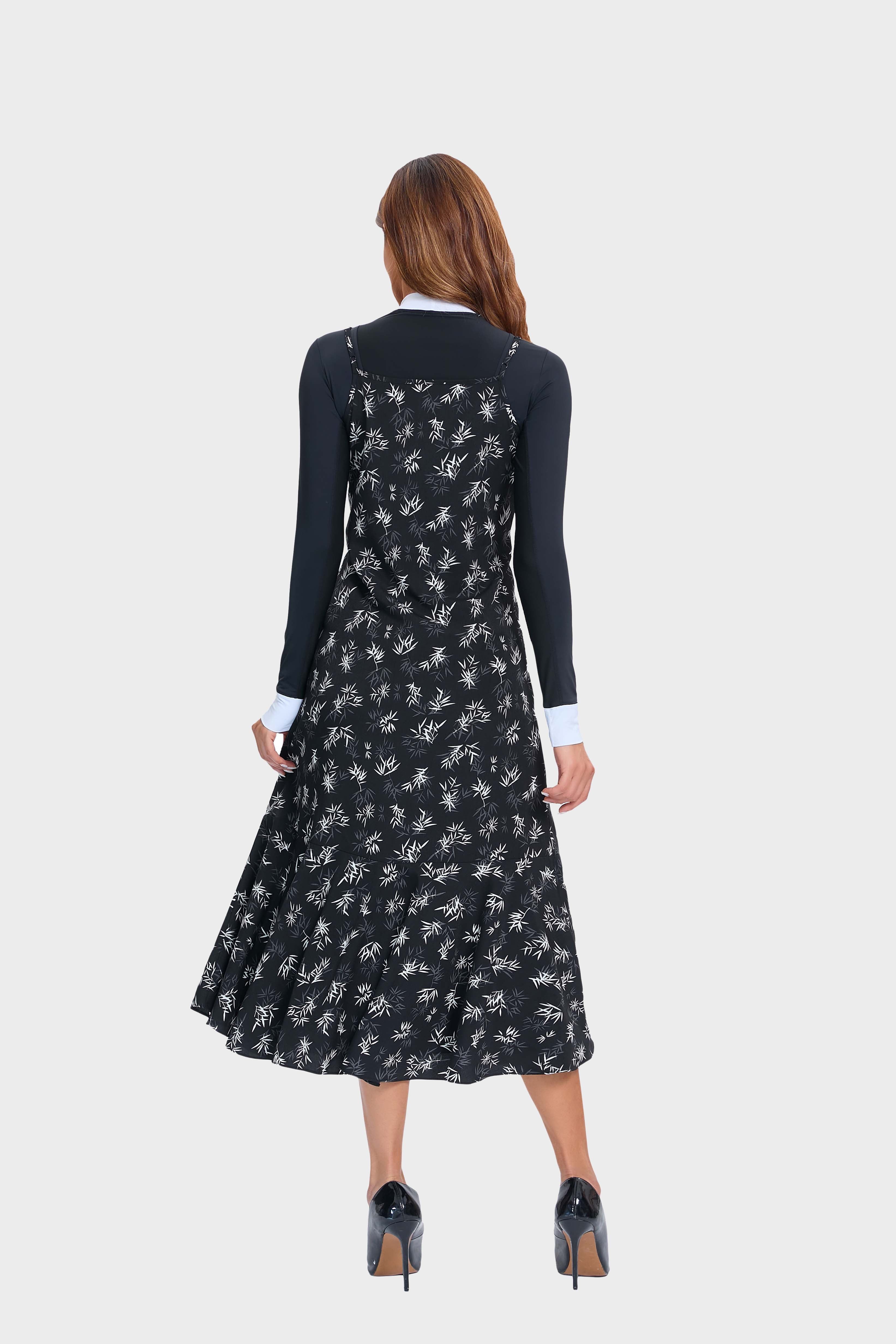 Midnight Floral Slip (Dress Only) - MissFinchNYC