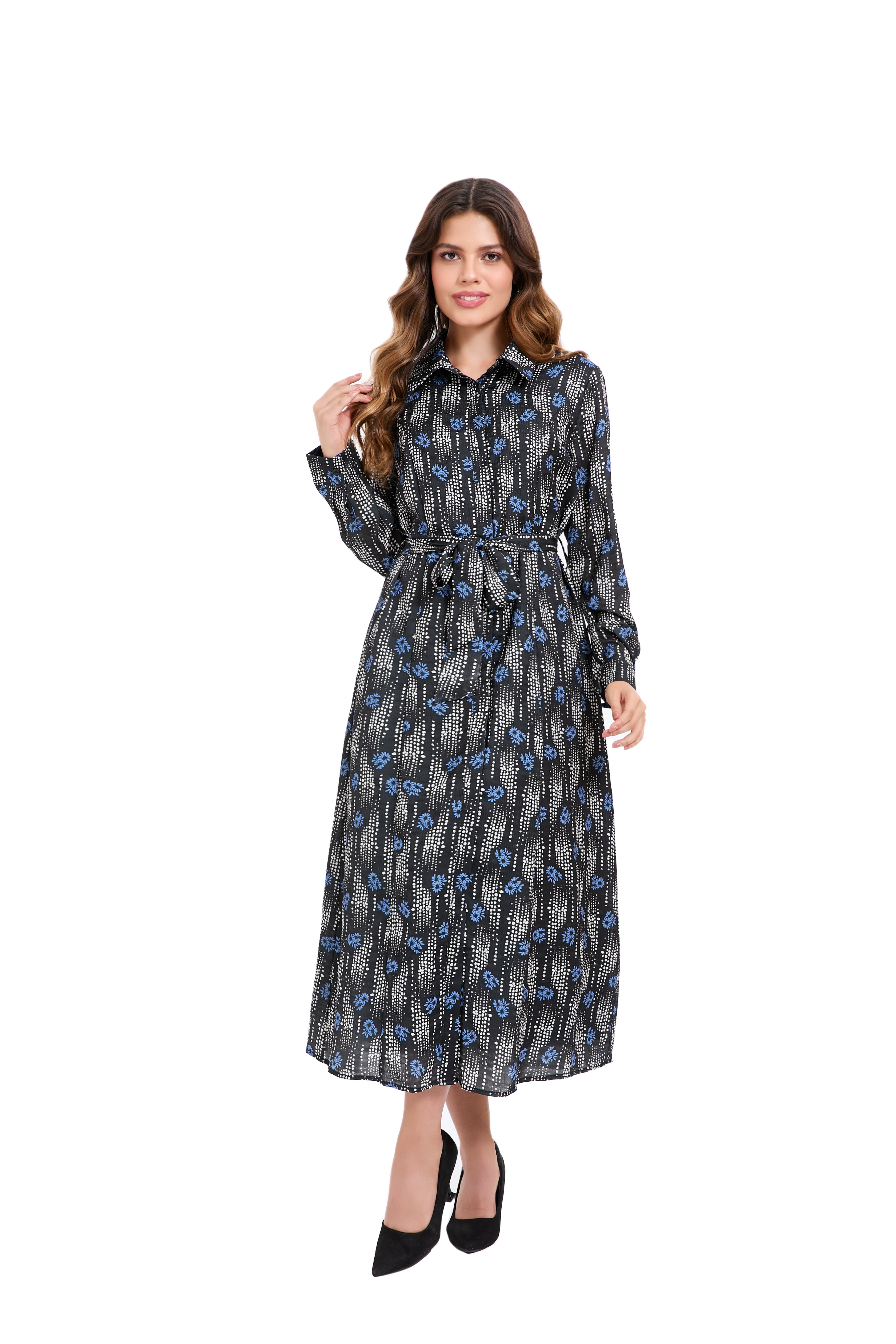 Celestial Bloom Midi Dress - MissFinchNYC