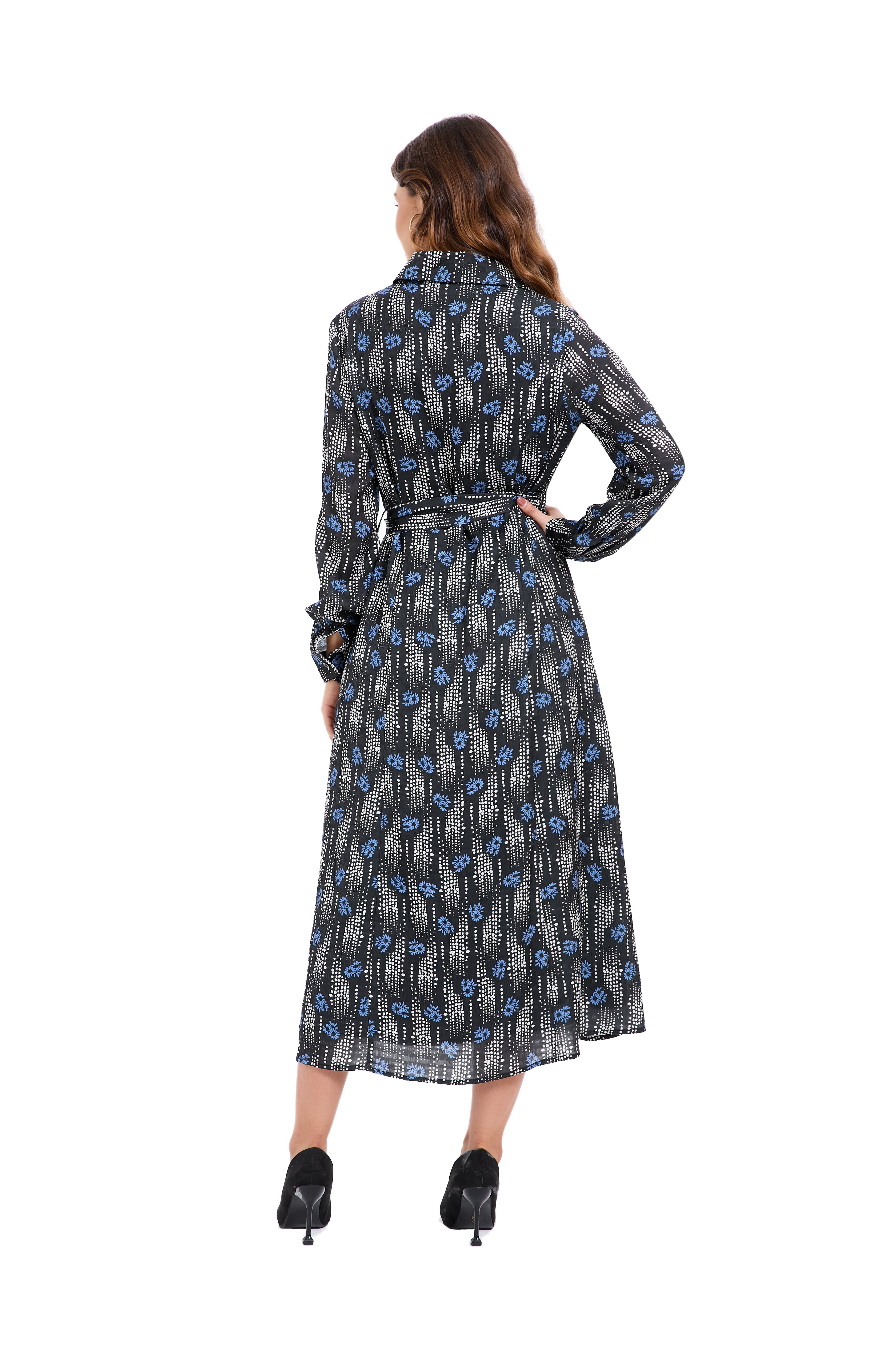 Celestial Bloom Midi Dress - MissFinchNYC