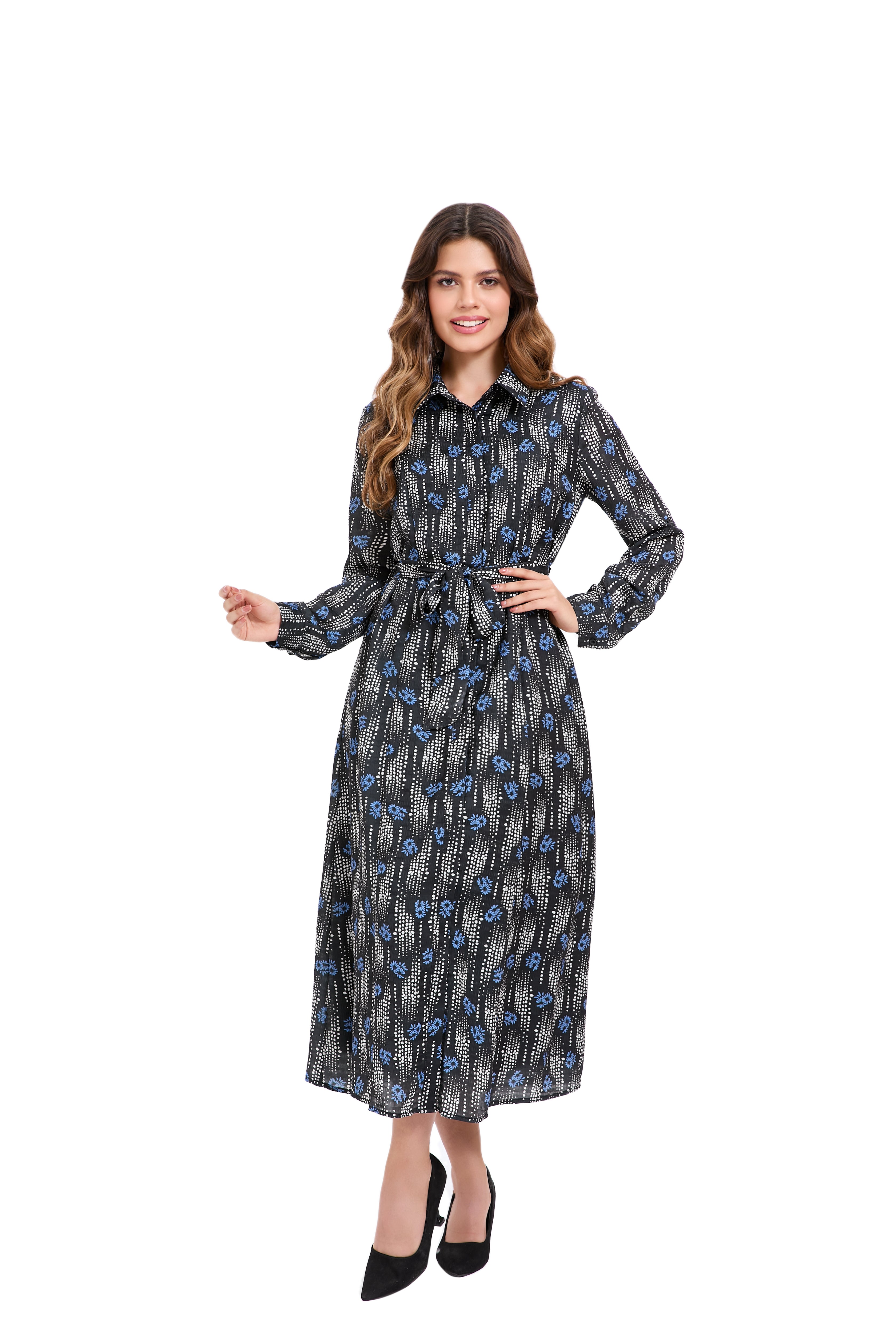 Celestial Bloom Midi Dress - MissFinchNYC