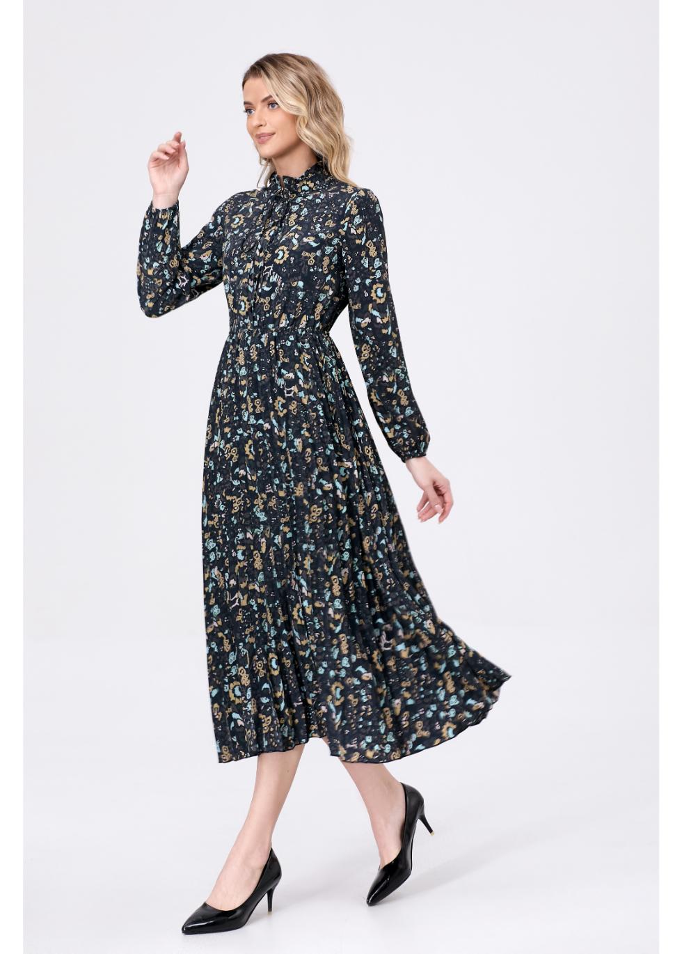 Twilight Blossom Midi Dress - MissFinchNYC