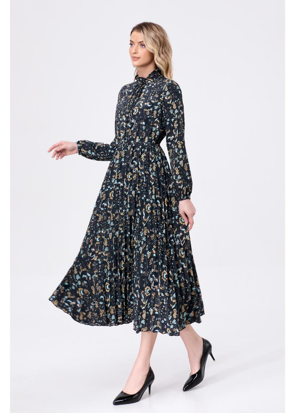 Twilight Blossom Midi Dress - MissFinchNYC