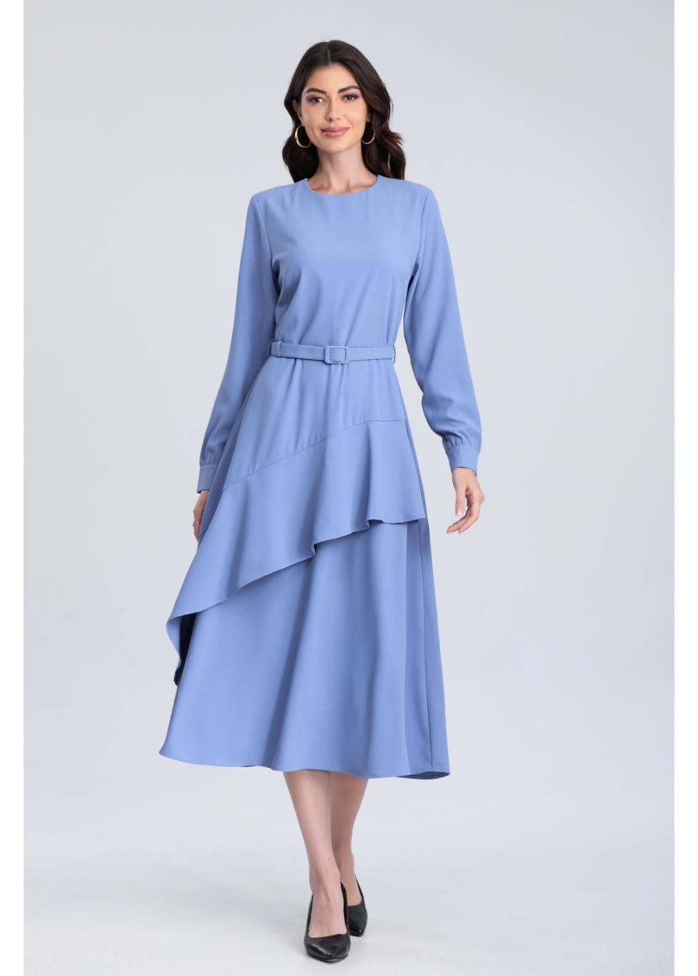 midi light blue dresses for women Skyline Ascent Midi Dress XS