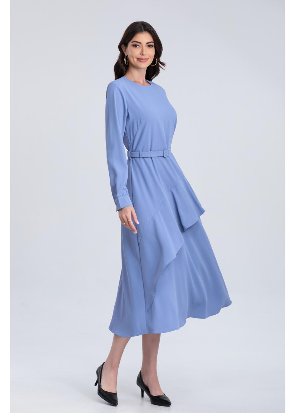 Skyline Ascent Midi Dress - MissFinchNYC