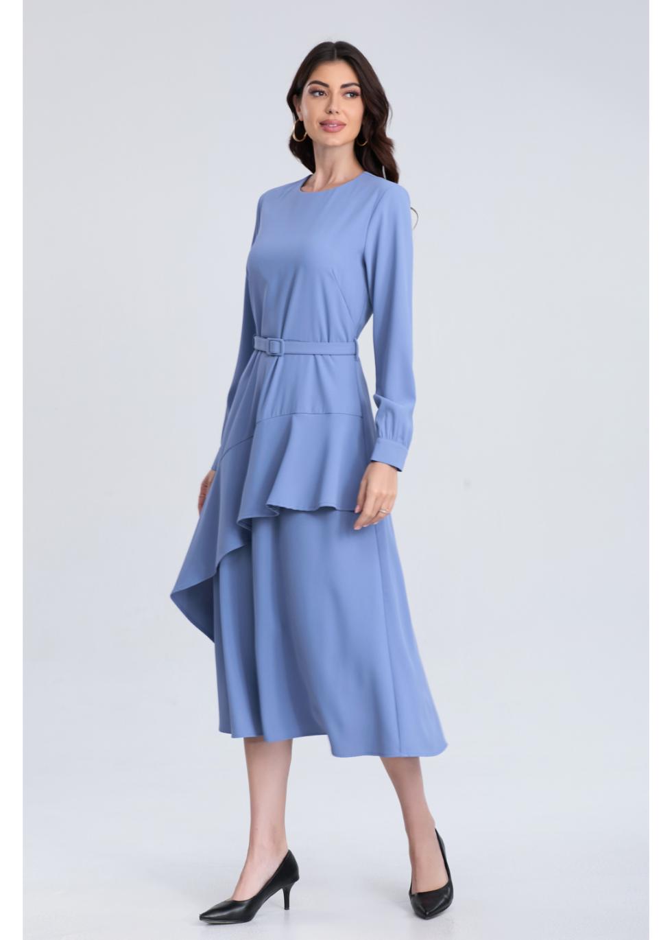 Skyline Ascent Midi Dress - MissFinchNYC