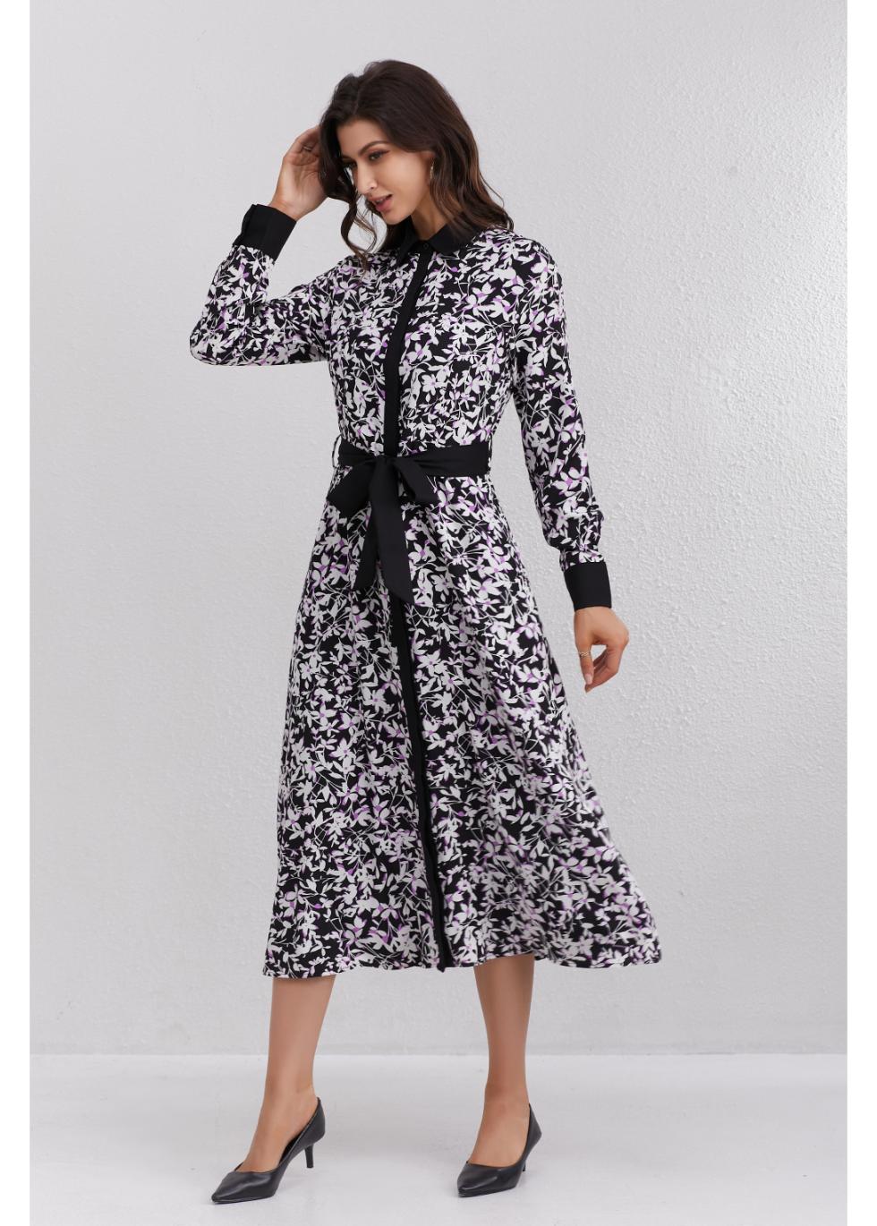 Twilight Flora Midi Dress - MissFinchNYC