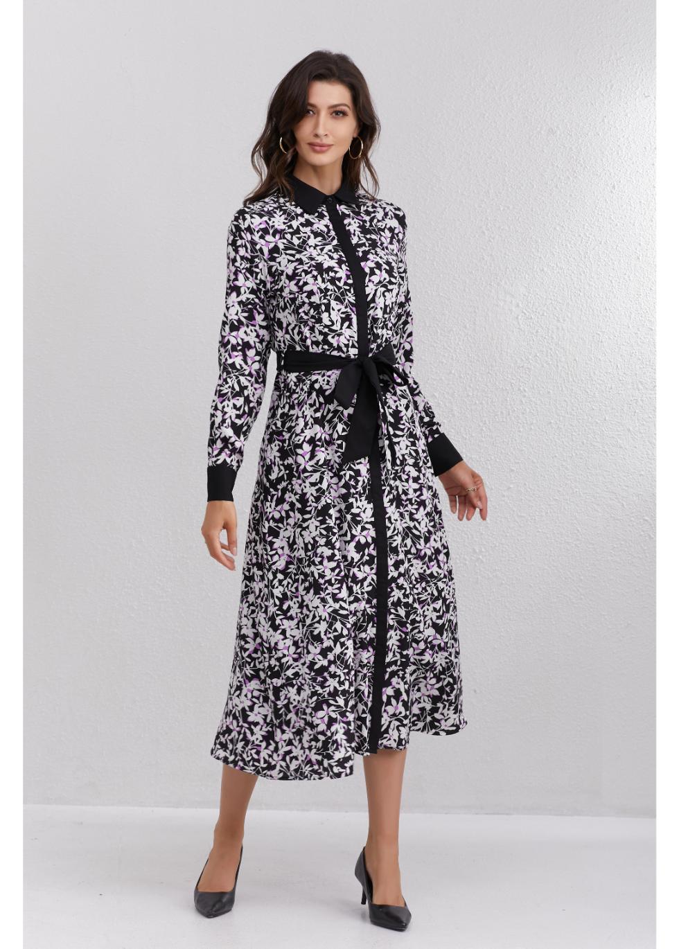 Twilight Flora Midi Dress - MissFinchNYC