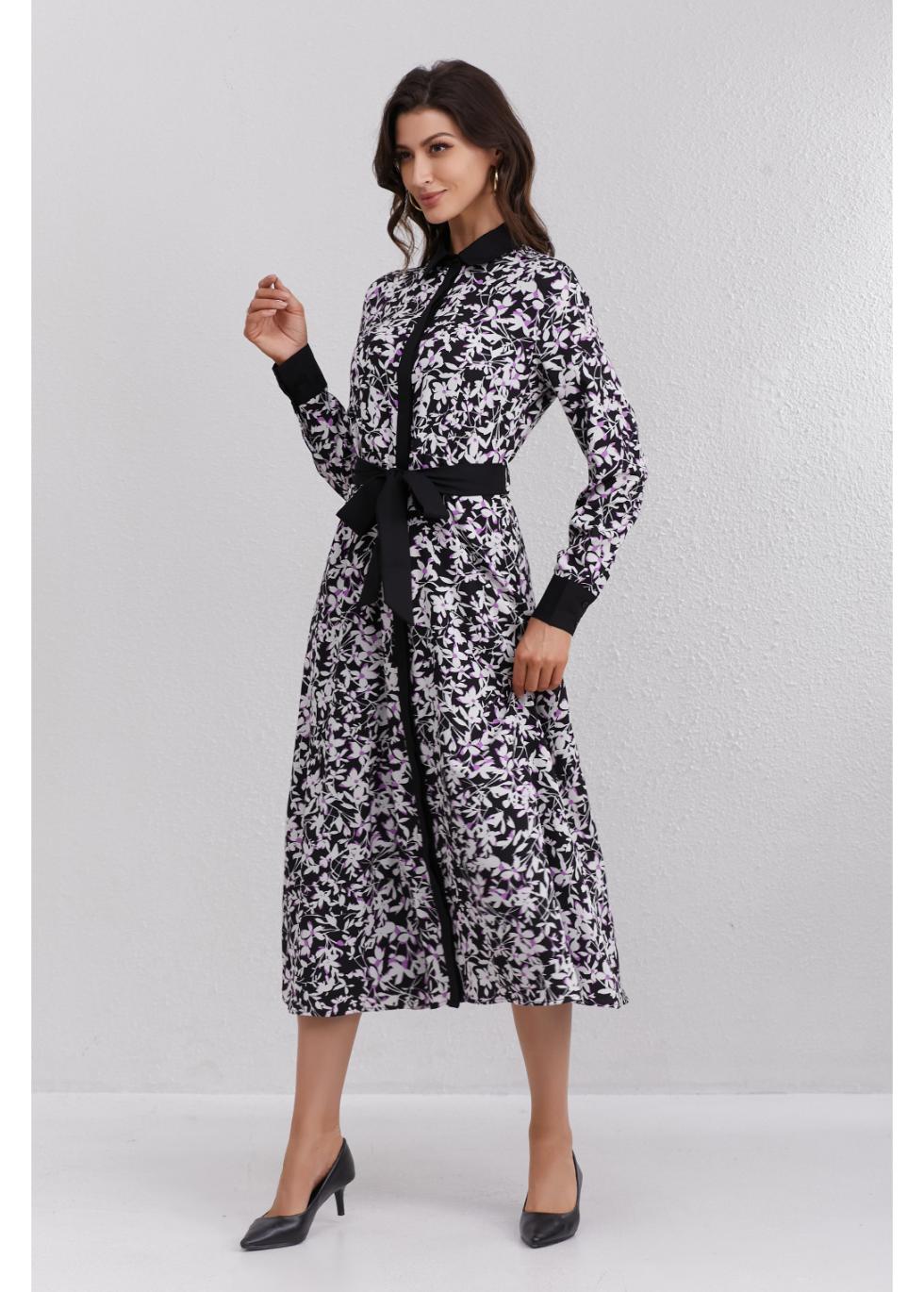 Twilight Flora Midi Dress - MissFinchNYC