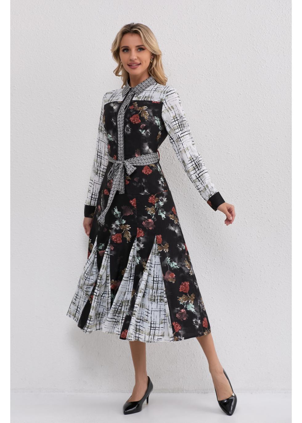 Rosebloom A-Line Dress - MissFinchNYC