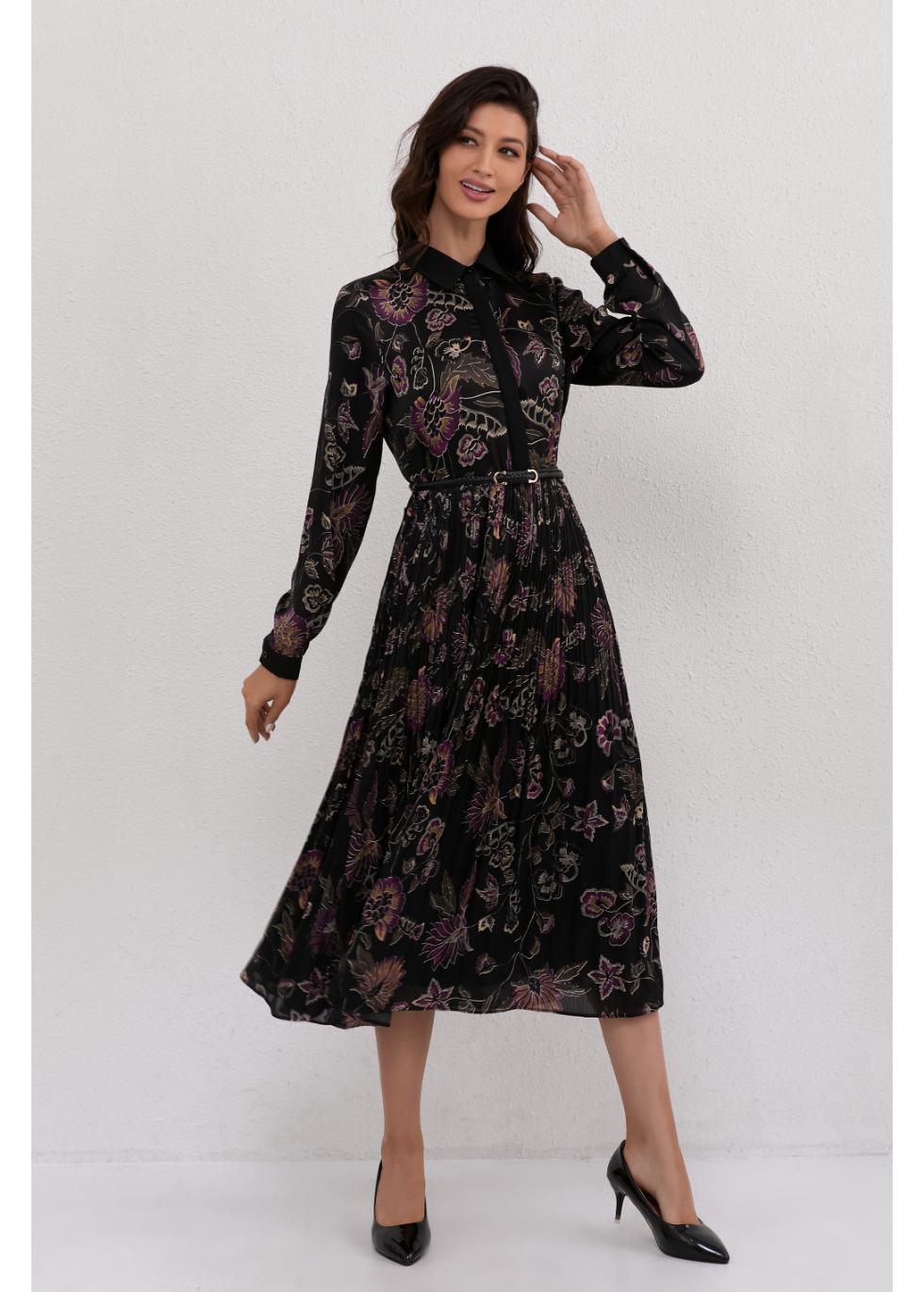 Eclipse Bloom Midi Dress - MissFinchNYC