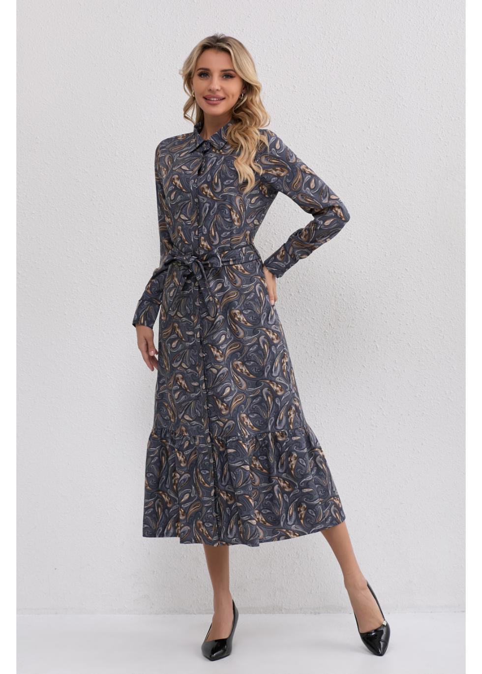 Paisley Charm Midi Dress - MissFinchNYC
