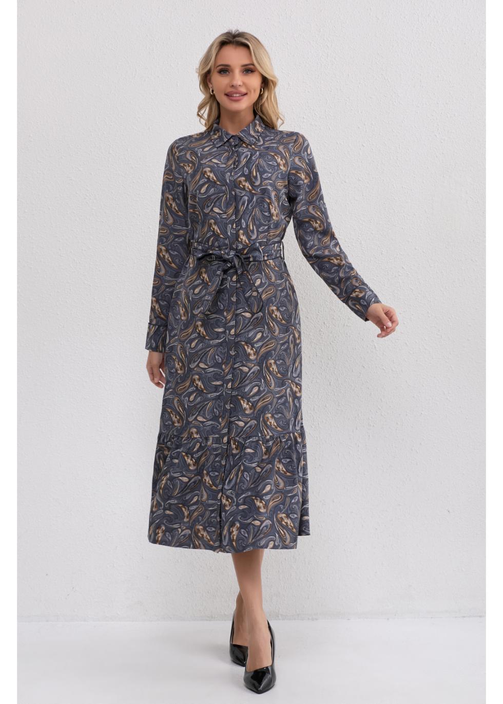 Paisley Charm Midi Dress - MissFinchNYC