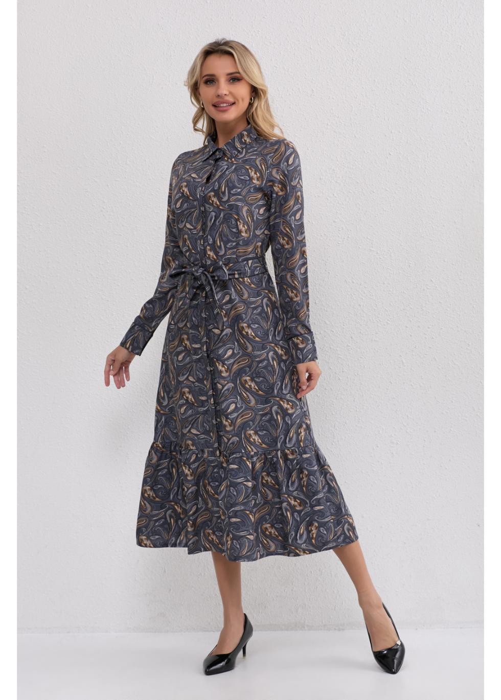 Paisley Charm Midi Dress - MissFinchNYC