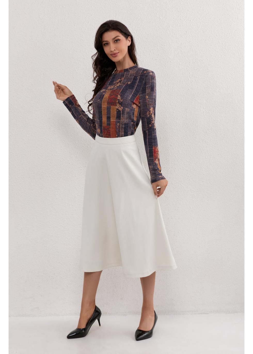 Vintage Mosiac Stretch Top - MissFinchNYC