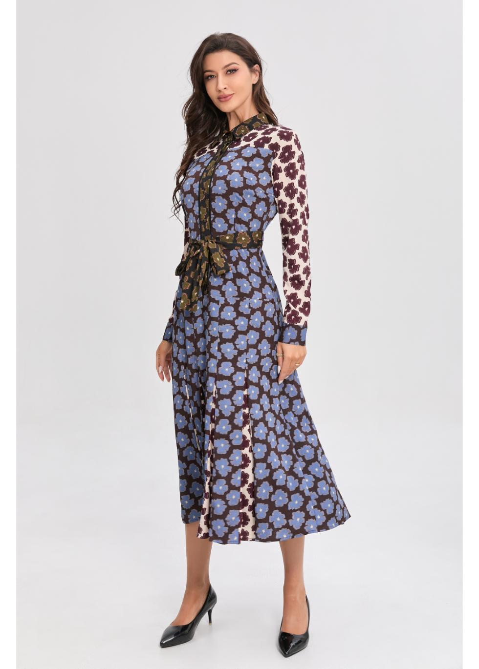 Bluewood Midi Dress - MissFinchNYC