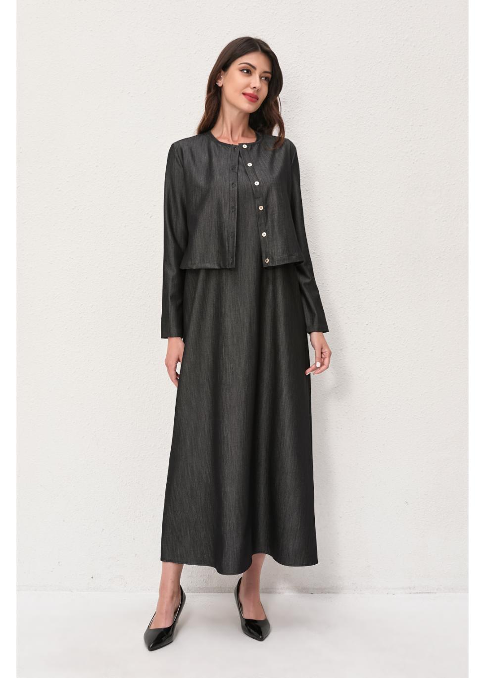 Noir Chic Two-Piece Set S Noir Chic Two-Piece Set S