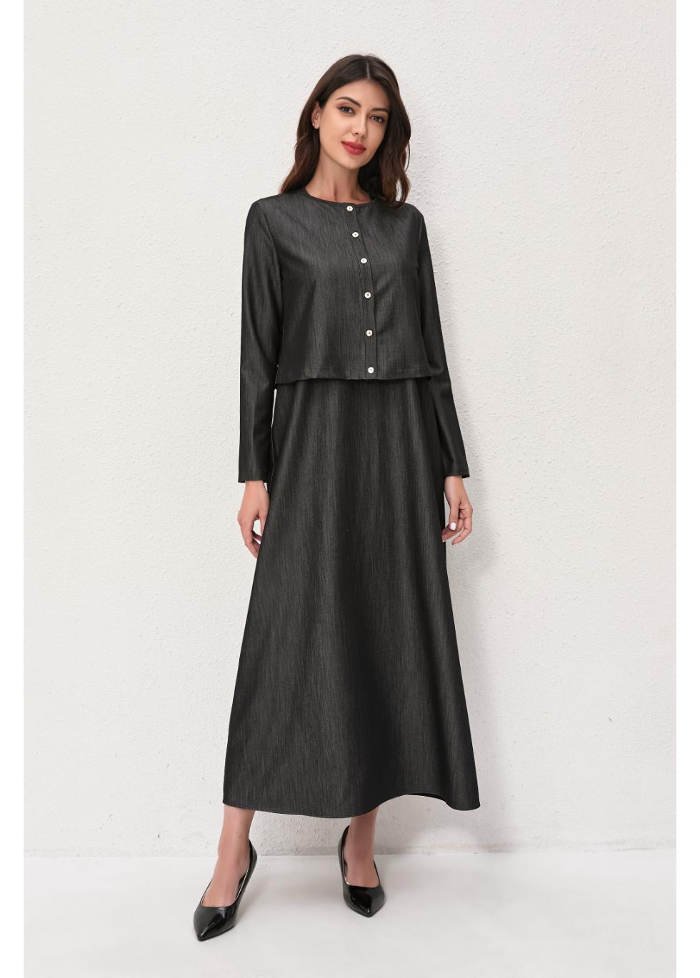 Noir Chic Two-Piece Set - MissFinchNYC