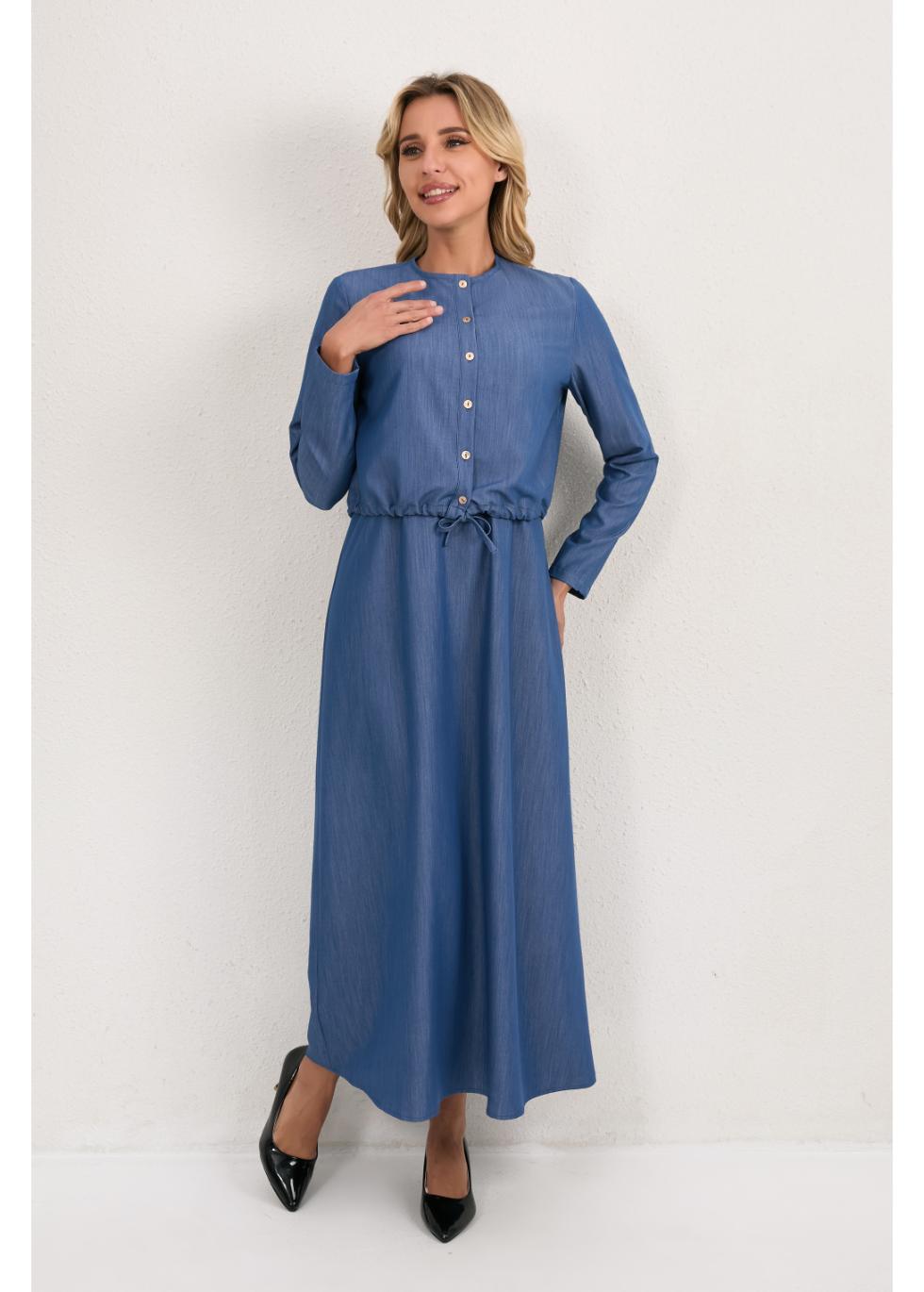 Deep Ocean Blue Midi Set - MissFinchNYC