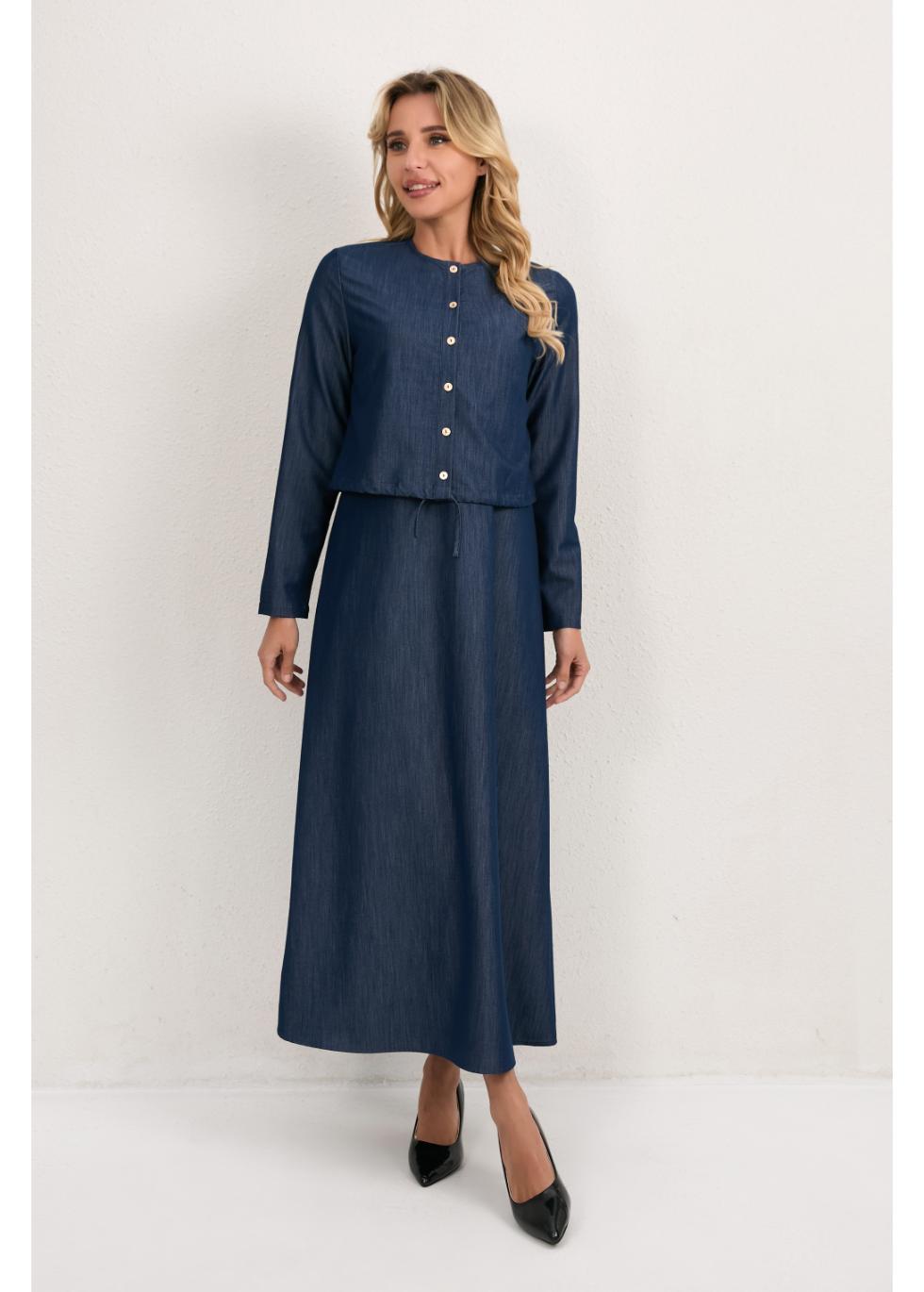 Sapphire Calm Midi Set - MissFinchNYC