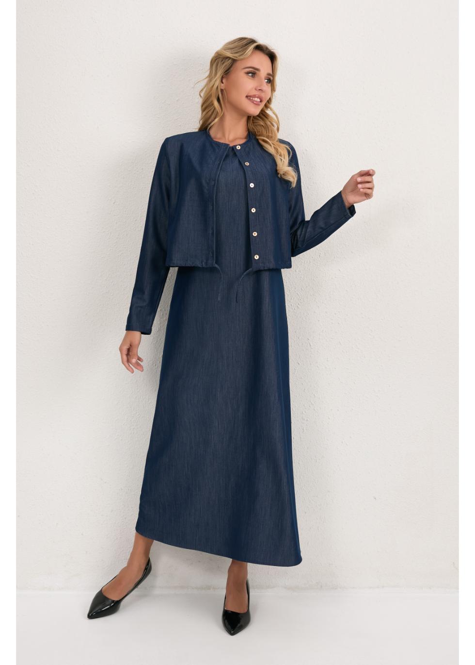 Sapphire Calm Midi Set - MissFinchNYC