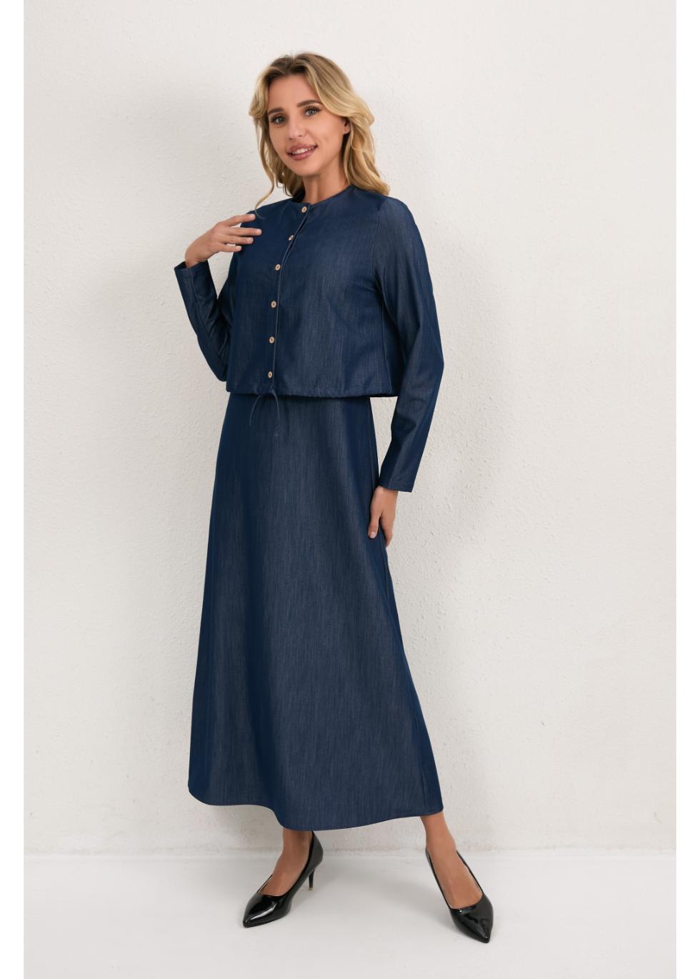 Sapphire Calm Midi Set - MissFinchNYC