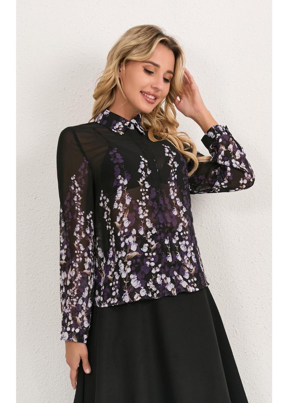 Violet Rain Blouse - MissFinchNYC