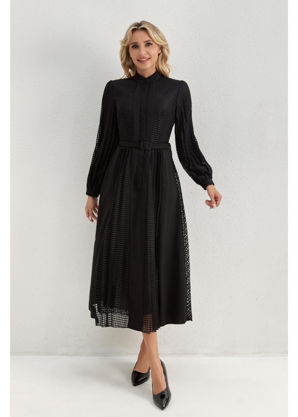 Nocturne Bloom Midi Dress - MissFinchNYC