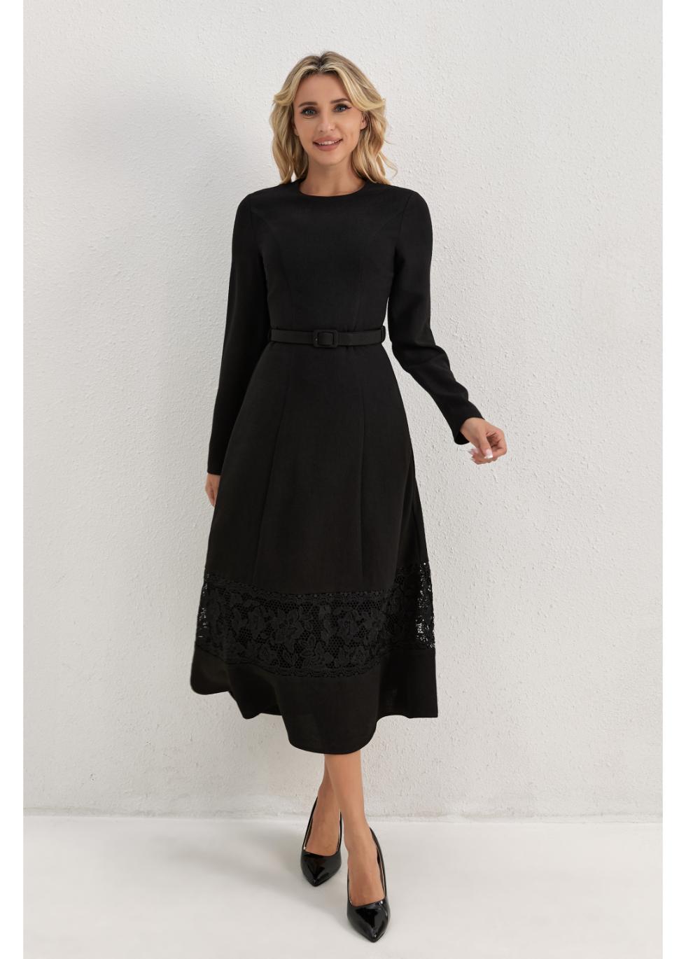 Midnight Atelier Midi Dress - MissFinchNYC