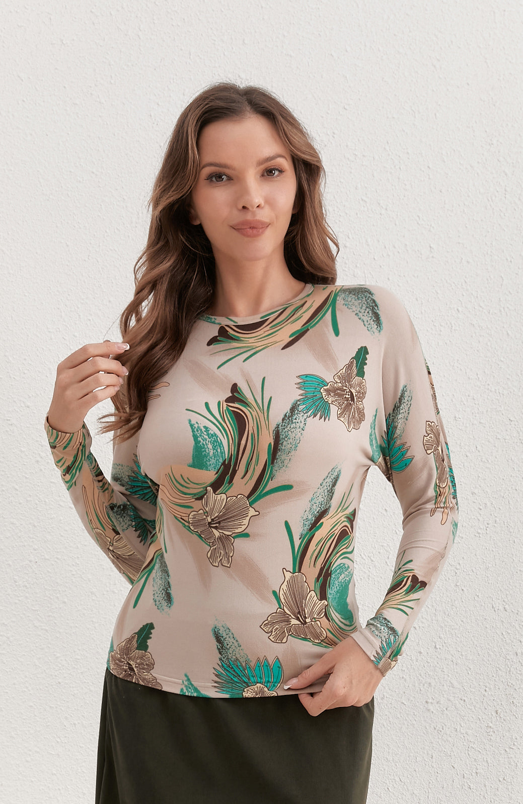 Sandstone Petal Top - MissFinchNYC