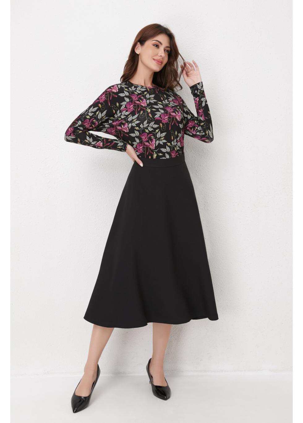 Plum Garden Knit Top
