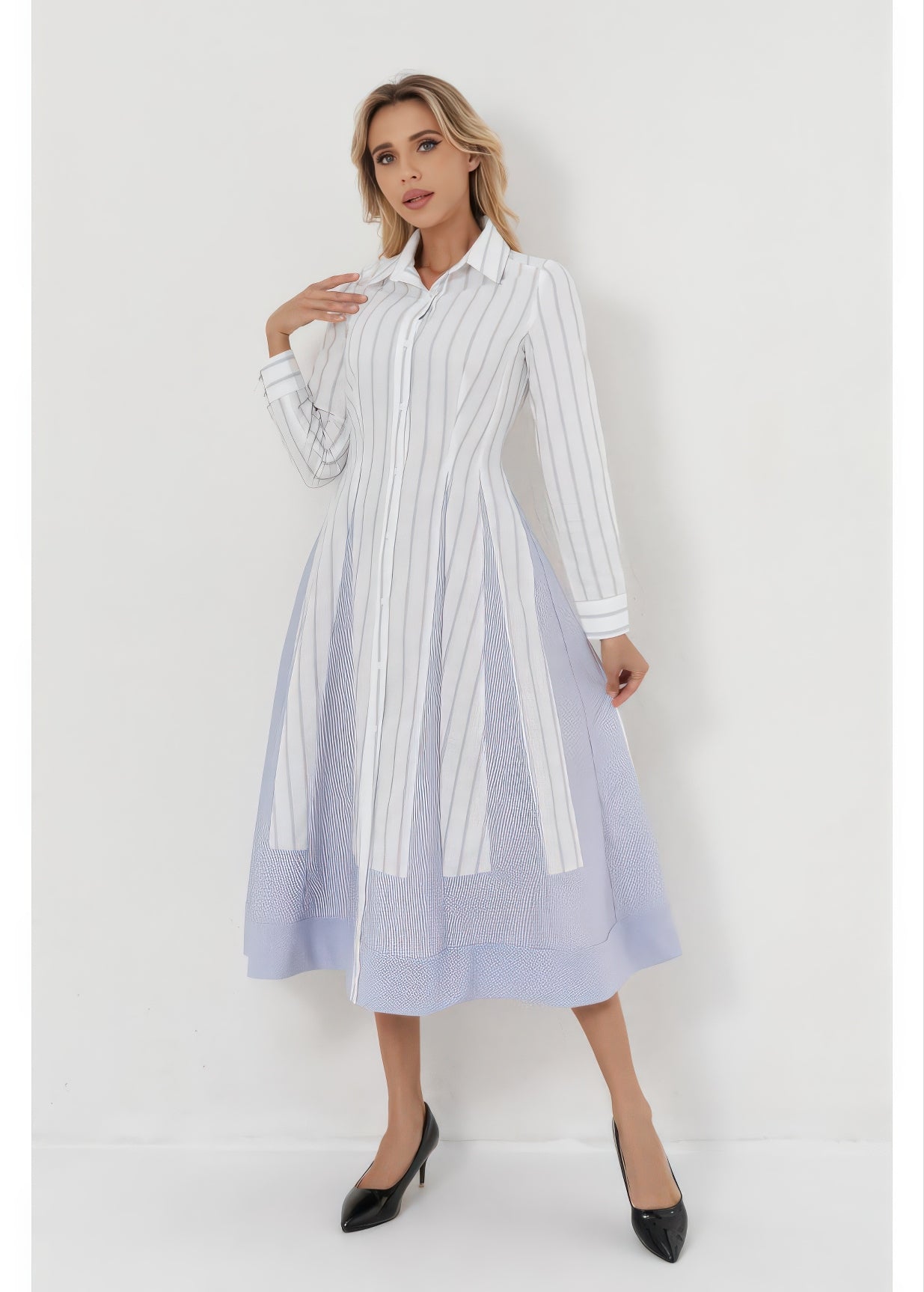 Cloudline Midi Dress - MissFinchNYC