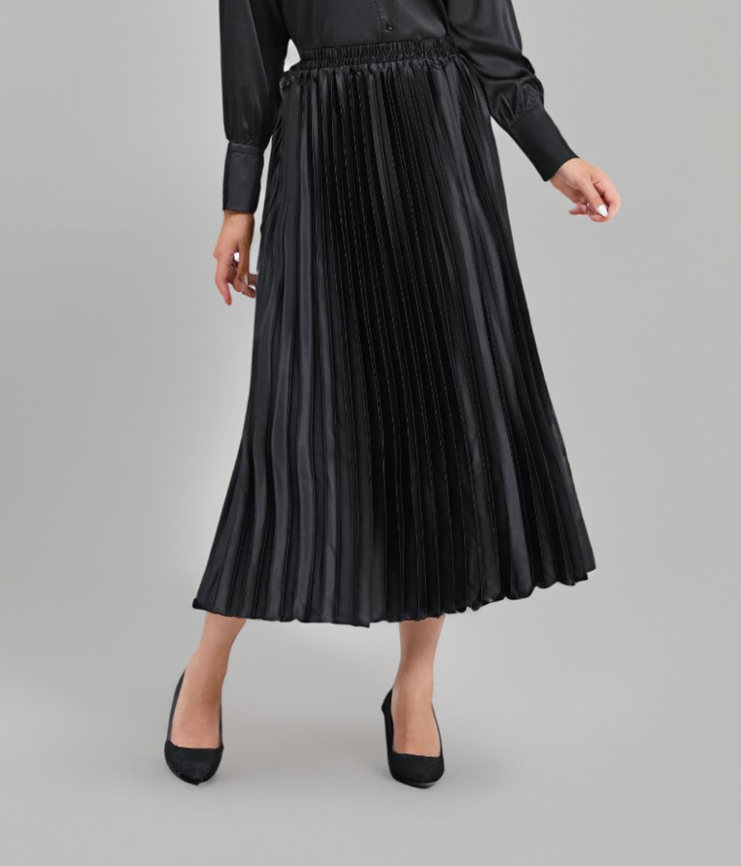Midnight Muse Satin Skirt - MissFinchNYC