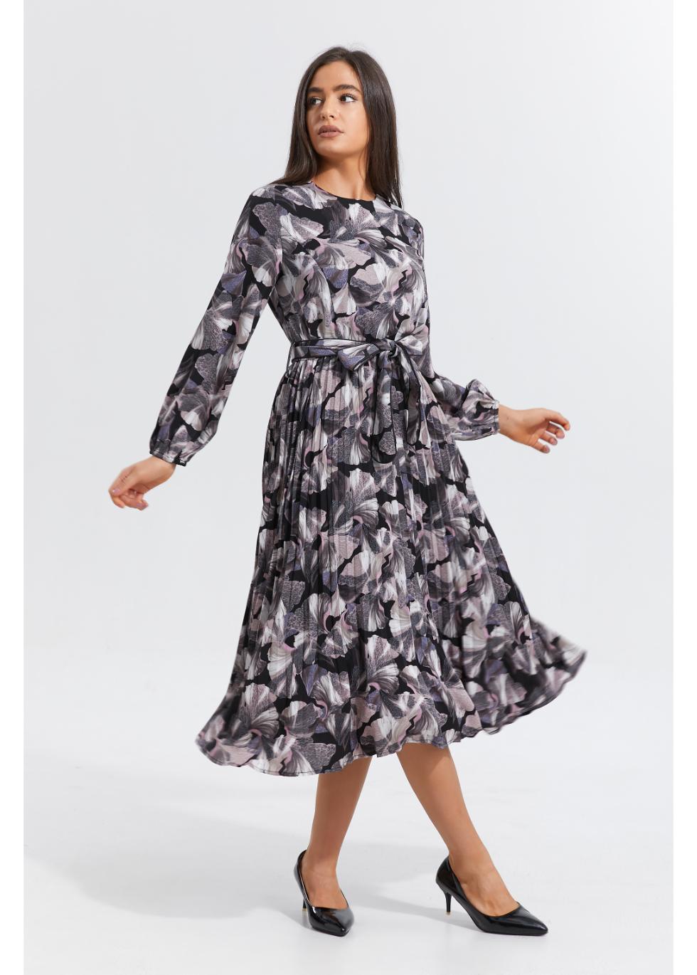 Lunar Garden Pleated Dress Lunar Garden Pleated Dress